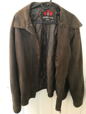 Mens Suede Leather Jacket